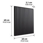 Artika Sonolok Wall Acoustic Panel Black Set 23.6" X 23.6" 4 Pack