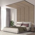 See Desc Artika Sonolok Wall Acoustic Panel Oak & Black Set 23.6" X 23.6" 5 Pack