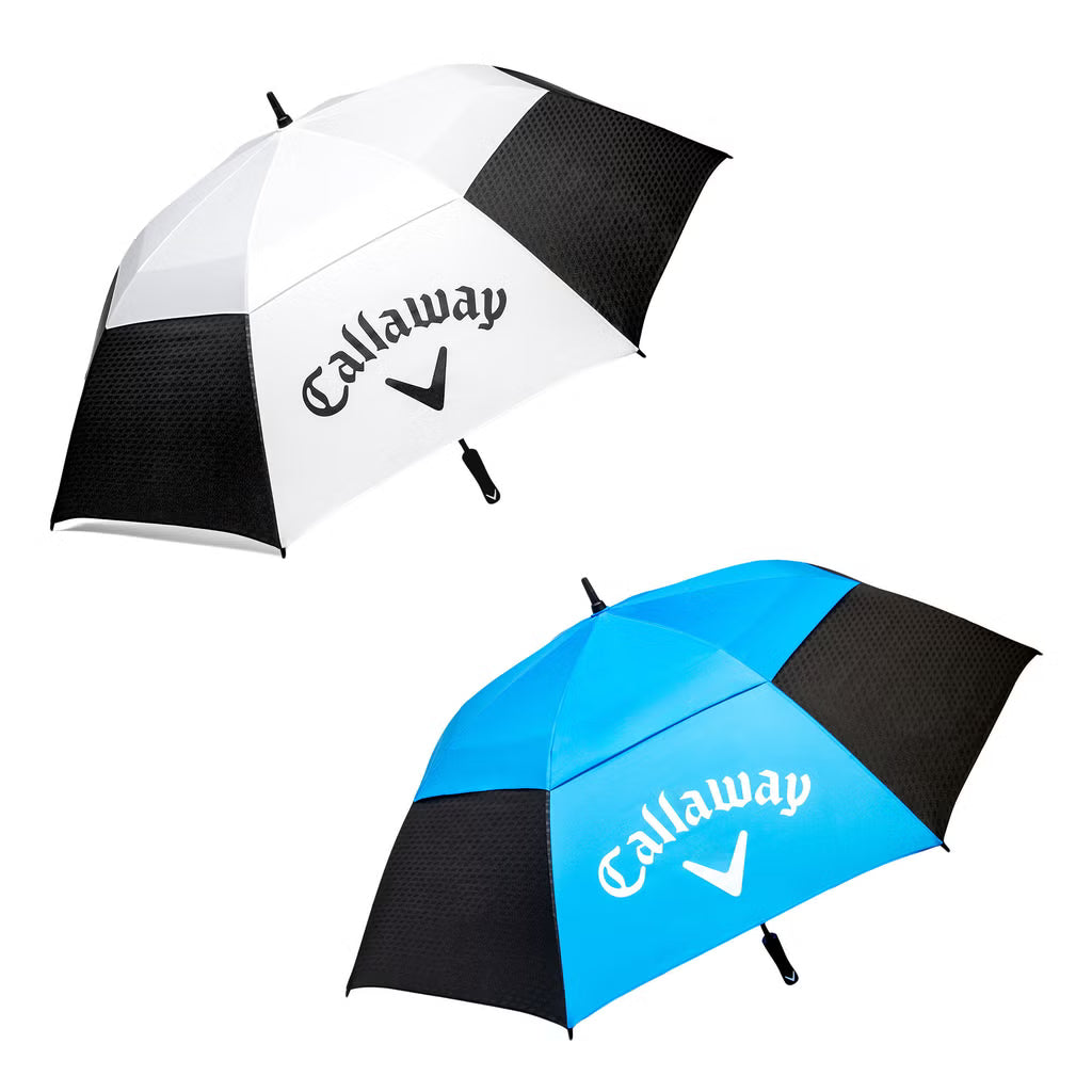2 x Callaway 62” Automatic Open Vented Golf Umbrella