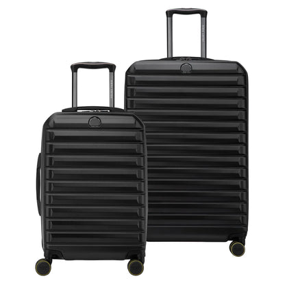 Lightly Used Delsey Paris 2-piece Hardside Luggage Set - Black