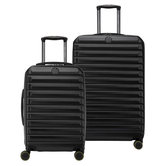 Lightly Used Delsey Paris 2-piece Hardside Luggage Set - Black