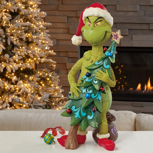 Kirkland 50.8 cm (20 in.) Holiday Grinch with Tree by Jim Shore - *Christmas & Seasonal