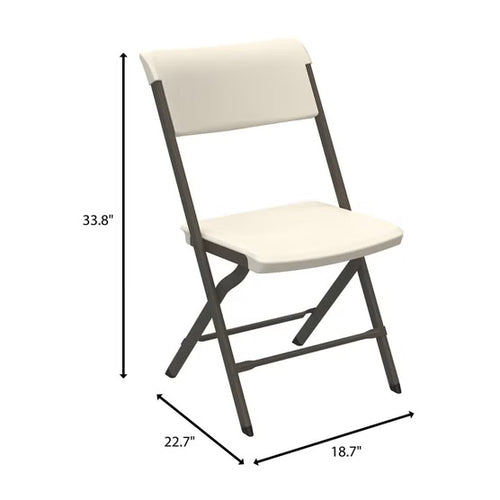 4 x Lifetime Commercial Folding Chairs
