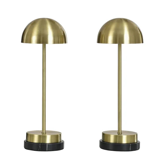 2 x Defect StyleCraft Cordless LED Rechargeable Table Lamp, 2-pack