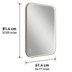 Artika Royce 32” x 24” LED Wall Mirror with Defogger