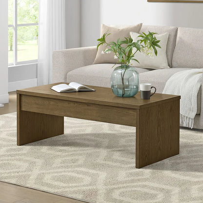 Bayside Furnishings Whitlee Lift-Top Coffee Table, Brown