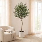 Kirkland Faux 6.5' Topiary Olive Tree