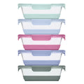 Ello 10-piece Glass Meal Prep Container Set.