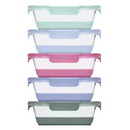 Ello 10-piece Glass Meal Prep Container Set.