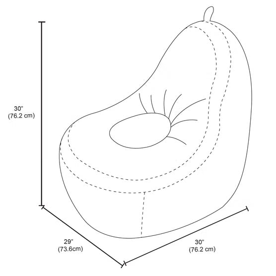 Over Only - Avacado Lounge Chair Brentwood