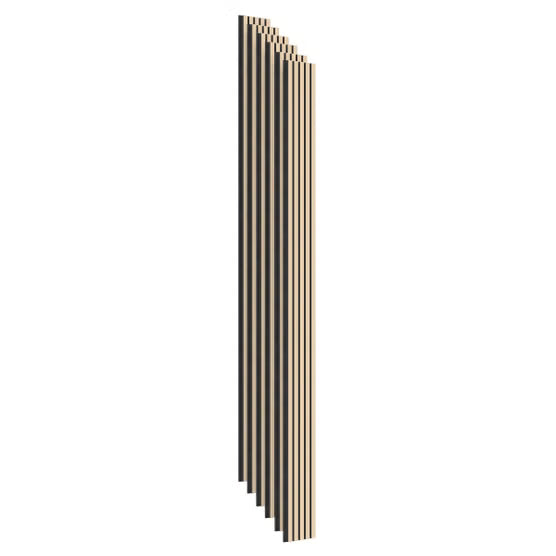 6 x See Desc Artika Sonolok 94" Sound Absorbing Slatted Wall Panel Kit