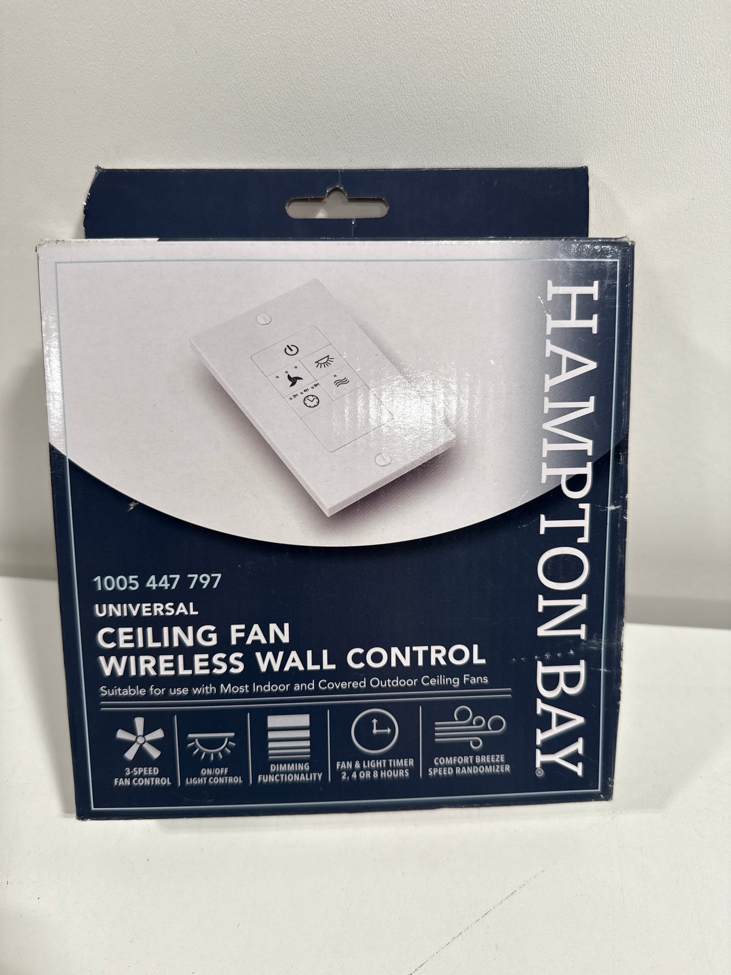 3-Speed Universal Ceiling Fan Wireless Wall Control (Damp Rated)