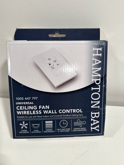 3-Speed Universal Ceiling Fan Wireless Wall Control (Damp Rated)