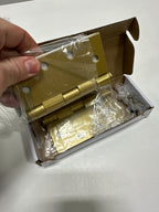 Emtek 4.5’’ x 4.5’’ Square Corner Plain Bearing Mortise Hinge - Pair Model: 92015US4 - *Tools Hardware & Misc