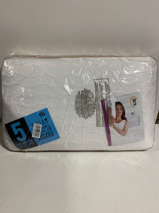 Serta Align Revive Gel Memory Foam Pillow, Queen - White