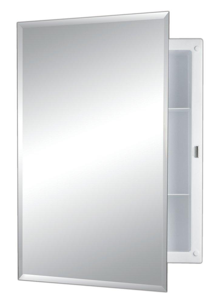 Jensen Builder Series 22 in. Recessed Mount Medicine Cabinet in Basic White