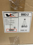 Volume Lighting 9983 Preston 3 Light 20 Wide LED Chandelier - Chrome - *Lighting & Electrical