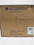 Millennium Lighting Kayman 15 Inch Mini Pendant Kayman - 25201-MW - Industrial