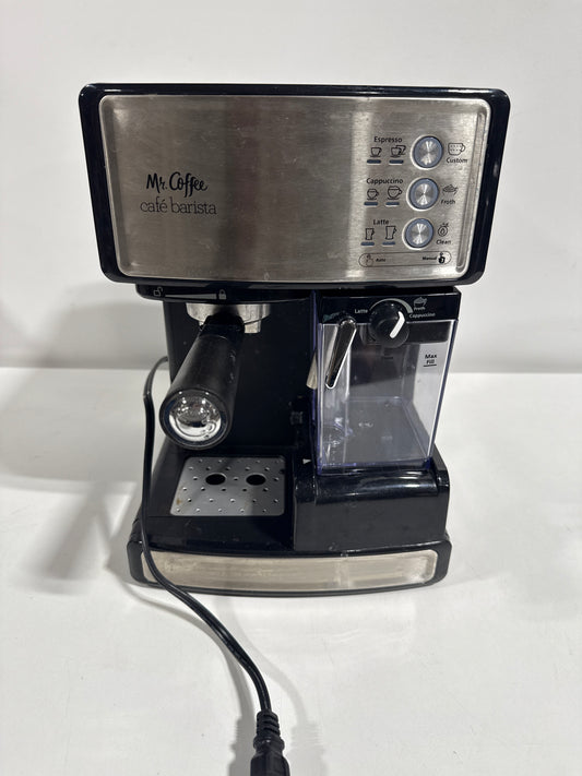 Used Mr. Coffee Programmable Espresso, Cappuccino, Coffee Maker with Automatic Milk Frother