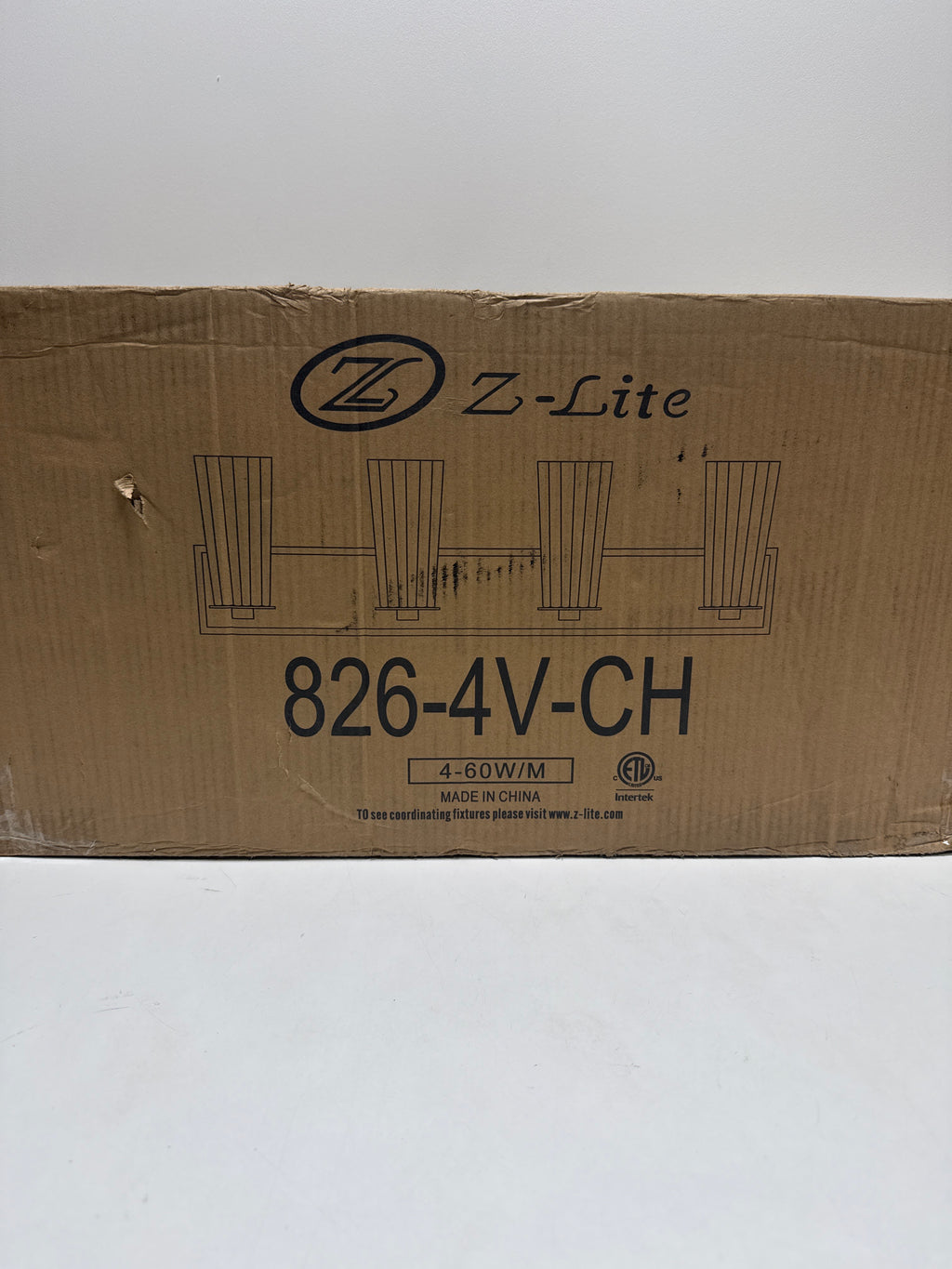 Z-Lite Titus 32 Inch Bath Vanity Light Titus - 826-4V-CH - Transitional