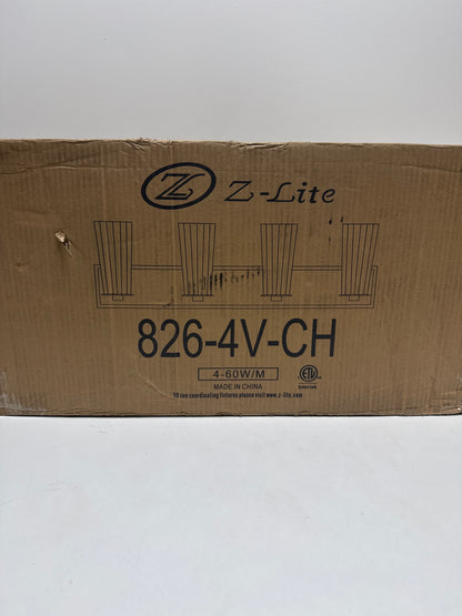 Z-Lite Titus 32 Inch Bath Vanity Light Titus - 826-4V-CH - Transitional