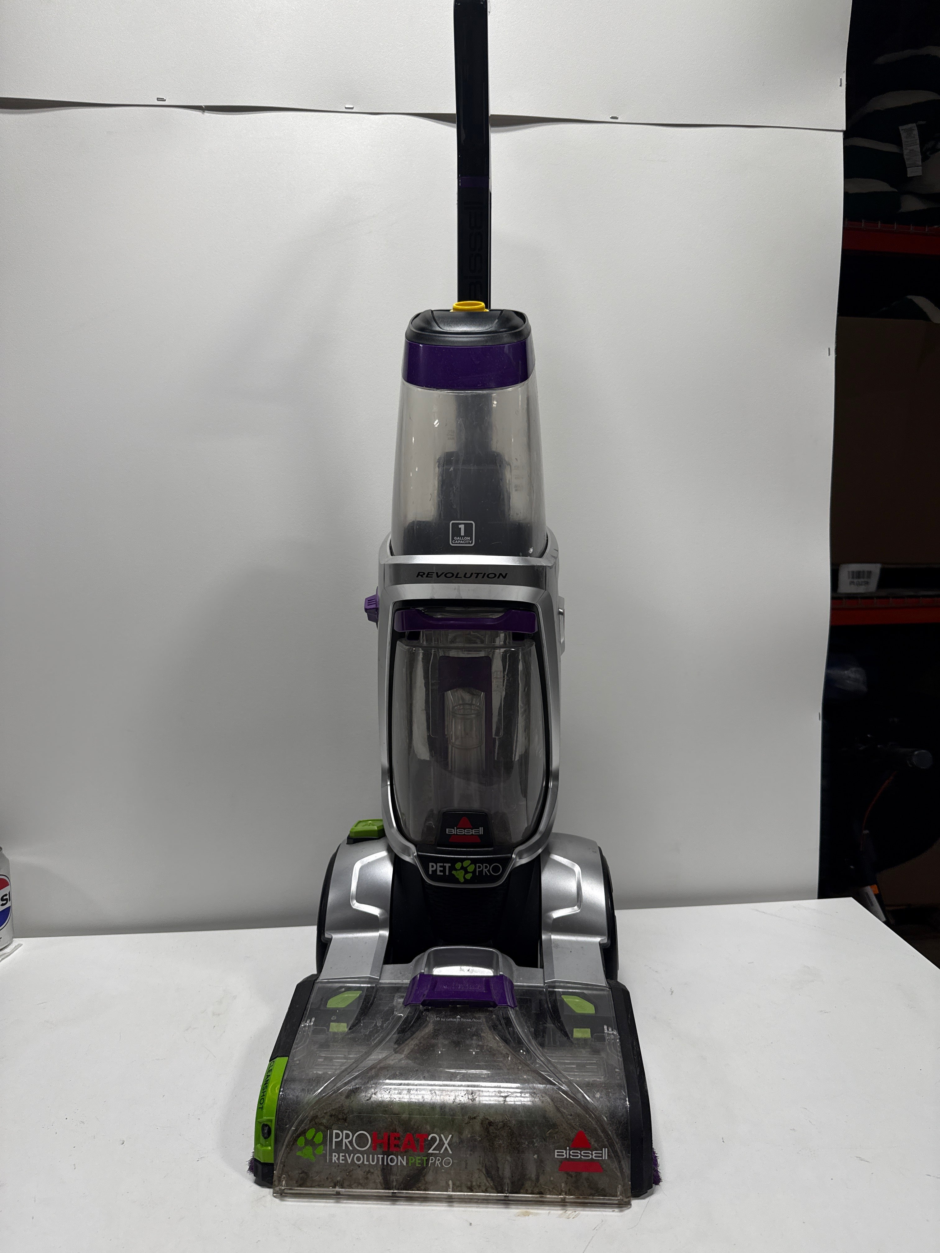 Used ProHeat 2X Revolution Pet Pro Plus Carpet Cleaner | Sparkle Silver/ Grapevine Purple Accents |