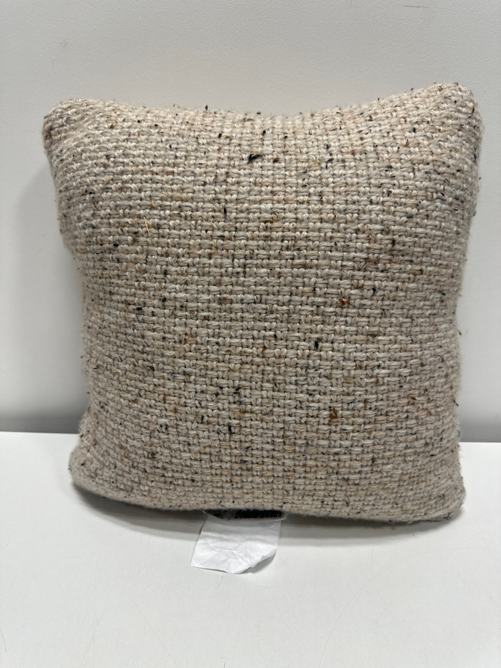 Square Marled Knit Pillow Neutral - Threshold - *Bedding