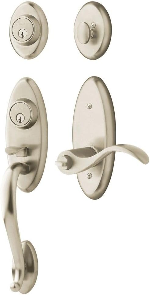 Baldwin 85345.2Lh Landon Single Cylinder Two Point Handleset - Nickel