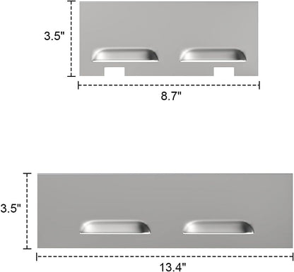 5022 Wind Screen, Wind Guard Replacement Parts for Blackstone 22" Griddle or Other Griddle, Stainless Steel