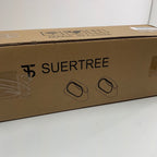 Suertree Push Up Bars Come with Foldable Push Up Mat for Pushup Guide Strength Training Equipment Work for Home
