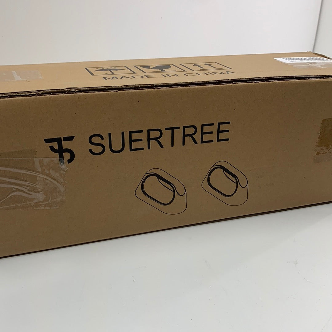 Suertree Push Up Bars Come with Foldable Push Up Mat for Pushup Guide Strength Training Equipment Work for Home