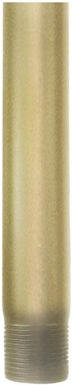 MinkaAire MA DR512 12" Ceiling Fan Downrod for 9 Ft Ceilings Champagne Soft Brass Lighting Accessories and Parts Ceiling Fan Accessories Downrods