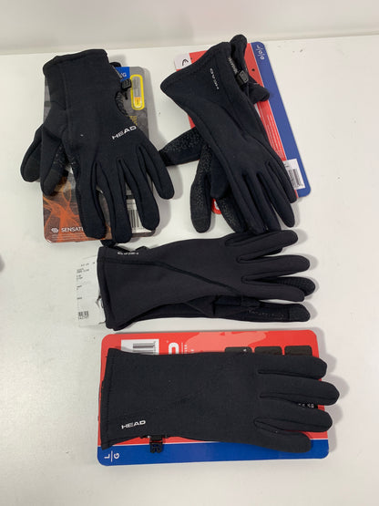 4 Pairs - HEAD running Gloves 1 - S, 3 - L