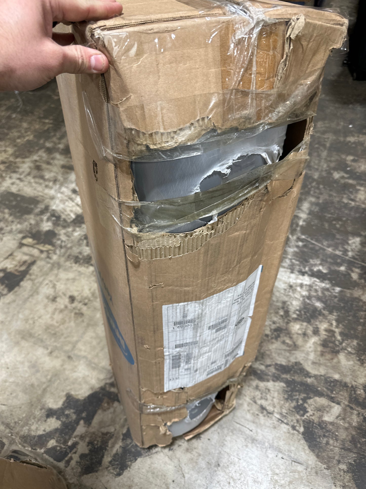 Damage Invacare - Softform Premier Hospital Bed Mattress – 36"x80"x6", IPM1080, Medical-Grade Support - Blue