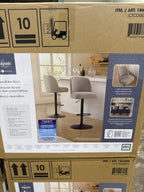 Bayside Furnishings Highland Gas-lift Adjustable Stool