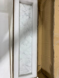Ariel AL-CW-SIDESPLSH Ariel 21-3/16’’ Marble Vanity Side Splash White Bathroom Storag - *Tools Hardware & Misc