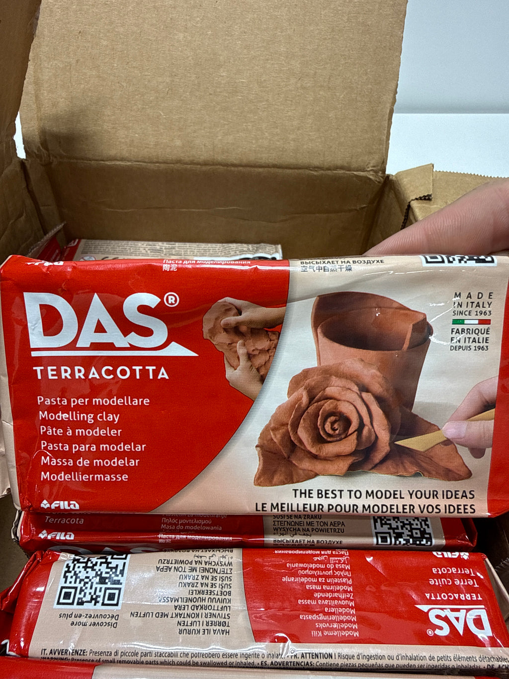 6 x 1.1 lb Das Modeling Clay