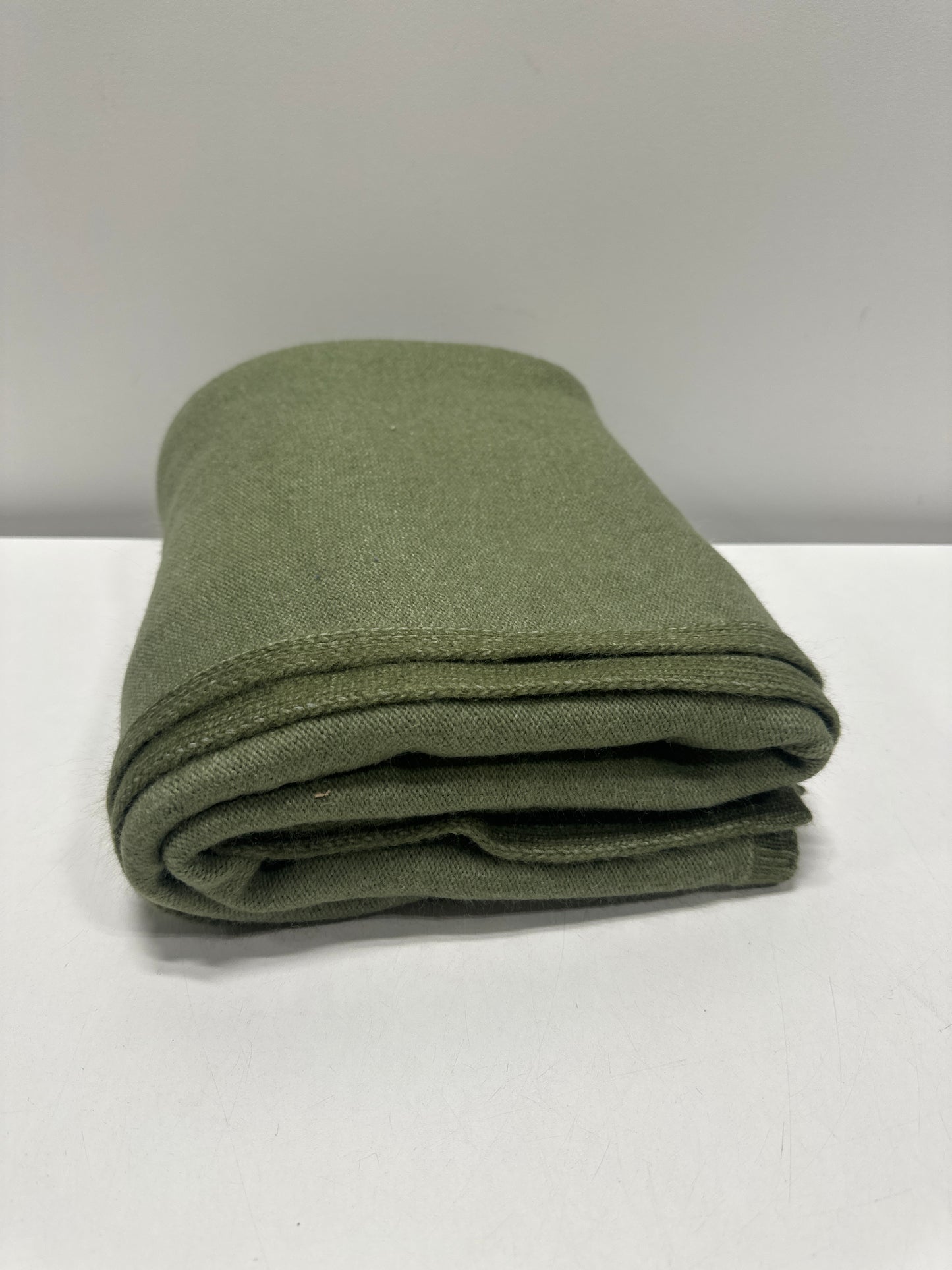 The Cozy Collection Cozy Faux Cashmere Knit Throw Green - Threshold