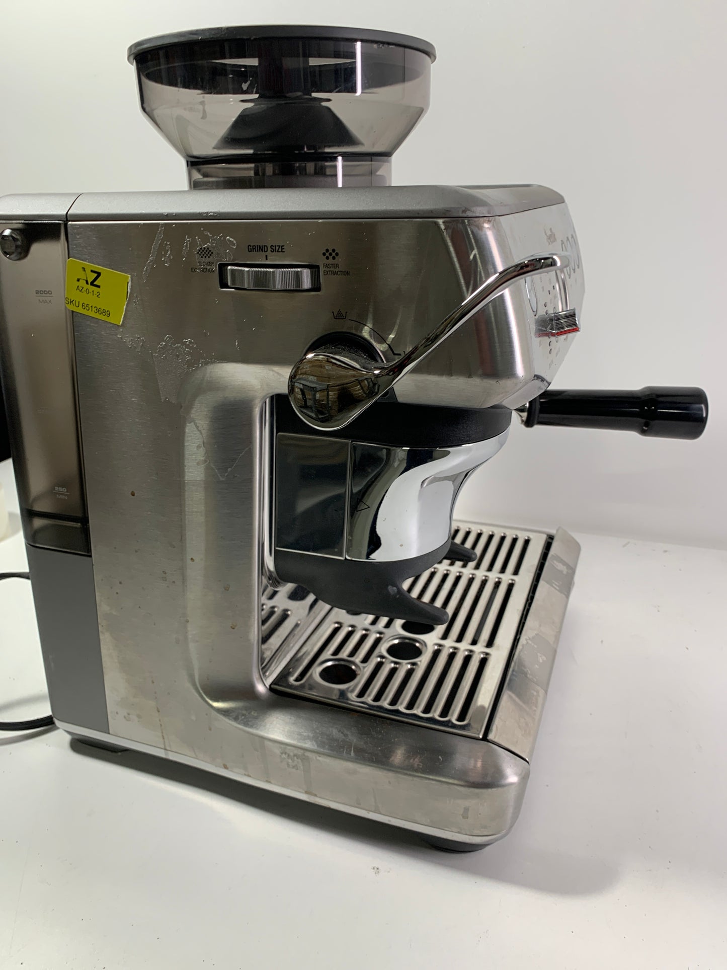 Used See desc Breville Barista Express Impress Espresso Machine (BES876BSS1BNA1) - Brushed Stainless Steel