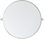 Elegant Lighting Everly 30" Diameter Transitional Circular Framed Bathroom Wall Mirror