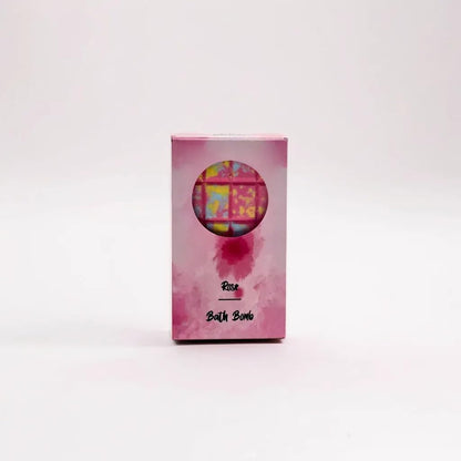 lot of 5 - Chocolate Form Bath Bomb | Nontoxic | Made from Sea Salt | Organic | Vegan Product | Eco | Gift Idea for Men and Women (Rose)