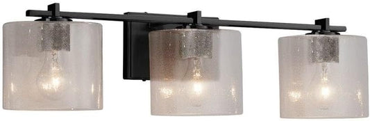 Justice Design Group FSN-8443-30-SEED-MBLK Fusion Bath Bar, Matte Black