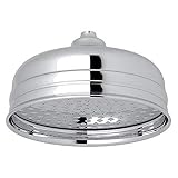 Perrin and Rowe U.5205 1.8 GPM Single Function Rain Shower Head Polished Chrome