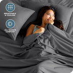 Bare Home RV Bunk Sheet Set - 1800 Ultra-Soft Microfiber RV Bunk Bed Sheets - Double Brushed - Deep Pockets - Easy Fit - 3 Piece Set