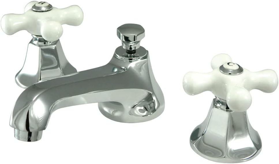 Kingston Brass KS4461PX 8 in. Widespread Bathroom Faucet, Polished Chrome