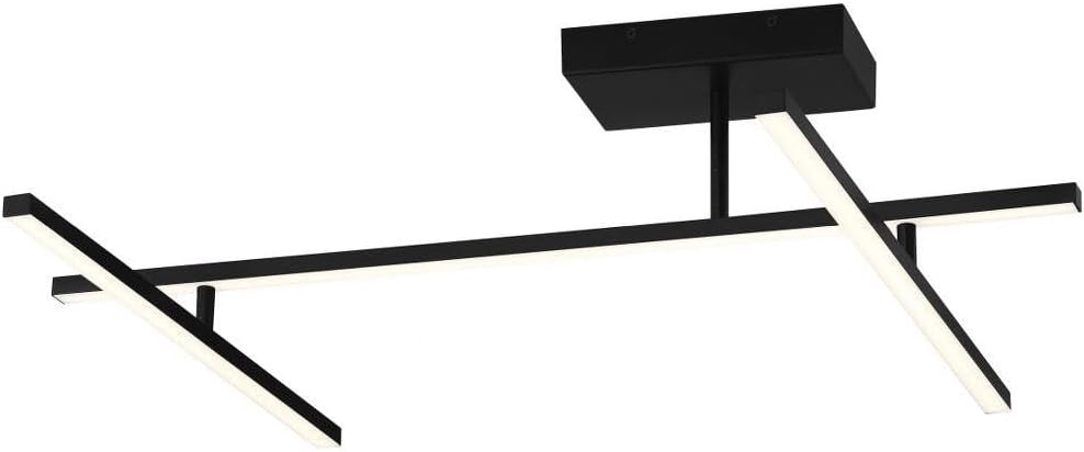 Access Lighting 63078LEDD-MBL/ACR Duo Semi-Flush Mount, Track Light, Matte Black