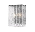 Z-Lite 1943-2S Glacier 12" Tall Bathroom Sconce Matte Black Indoor Lighting Bathroom Fixtures Bathroom Sconce