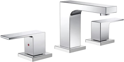 Fresca Bath FFT3801CH Sesia Widespread Mount Bathroom Vanity Faucet, Chrome