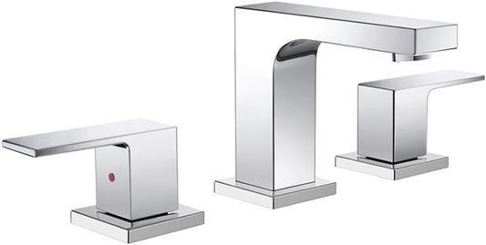 Fresca Bath FFT3801CH Sesia Widespread Mount Bathroom Vanity Faucet, Chrome