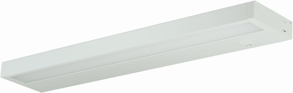 Nora Lighting NUD-8818/30WH 18" LEDUR LED 11W 120V 3000K Edge-Lit Undercabinet, White Finish